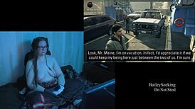 Naked Alan Wake Play Through Part 1 with Big Natural Tits!