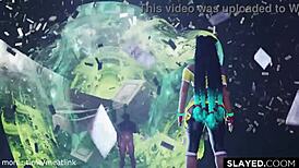 Perfect Anime K Hoe 2 Teases in 3D Cartoon