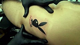 Nicoly Mattos Tattoos Pussy and Sucks