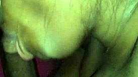Intense blowjob where slut swallows every drop from mommy's pussy.