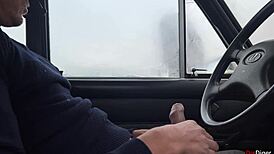 Stranger Gives Handjob Through Car Window Public Parking