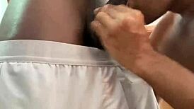 gay oral sex with big black cock and handjob 😍