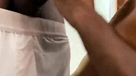 gay oral sex with big black cock and handjob 😍