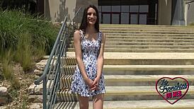 candie coquine brunette craves wild double penetration fantasies