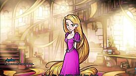 In this hentai game, Ruta Angel recalls her small tits adventures