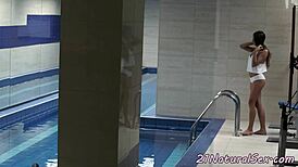 she says, i'm a beautiful european model slowly satisfying my shaved pussy