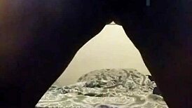 Small dick guy busts a nut again in wild session.