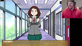 Nesse jogo sem censura de My Hero Academia, o herói goza com as garotas anime de tetas grandes