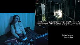 Naked Alan Wake Play Through Part 1 with Big Natural Tits!