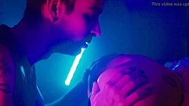 Monster Cock Sucking in Wet Bareback Halloween Orgy!