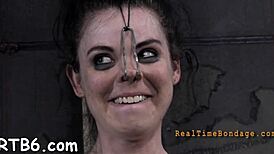 Pretty babe’s teats ravaged hard, ouch!