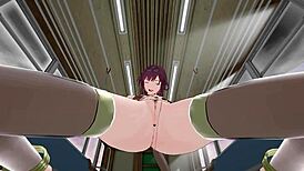 big ass bent over for blowjob and creampie