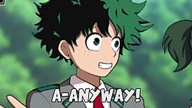 In this uncensored My Hero Academia game, the hero gets cummy with big tits anime girls.