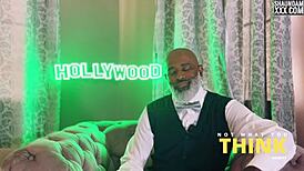 Asian Pornstar Teaser in Sloppy Deepthroat Threesome with Big Cock