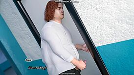 My cute roommate fucked by big cock in photoshoot lab!