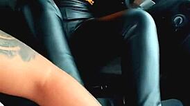 Latina Taxi Girl Sucks Cock For Foot Massage