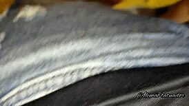 Fada Mel gets cum on face during tattoo video call.