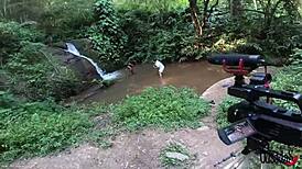 Bruna Black feels excited making videos in the stream.