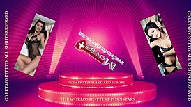 hot vivien gets her mouth and pussy fucked by the salesman!