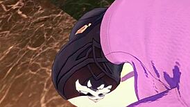 Eula relaxes on the pool in Genshin Impact part 1.