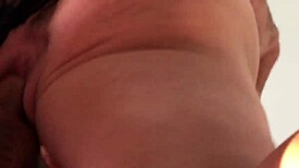 Wife Gets Cum Creampie From Jerking Off