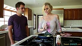 Busty Milf Gets Deeply Fucked by Young Lover