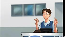 want to see summertime saga managers daughter suck my dick behind the front desk at work in quickie?