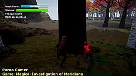 I begin the walkthrough of magical investigation of Meridiana 1