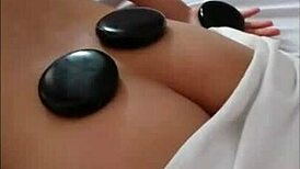 relaxing massage session for vo with gentle touches and soothing vibes 😌