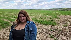 bbw student in short skirt sucked teacher off in park for grade