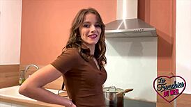 I see Ariana and Anita, two hot naughty lesbians, in lingerie