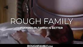 Roughfamily Com: Evil Step Brother Drills Stepsister Gia Derza for Moaning Nonstop