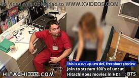 maria santos, a pothead patient, moans through forced orgasms from doctor tampa's hitachi wand in florida hospital