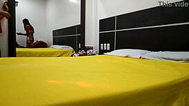 Sexy stepbrother records homemade interracial porn in 4k.