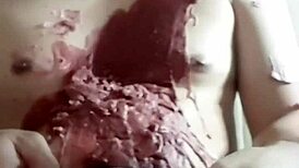 wow, that wax cock foreplay is so intense!