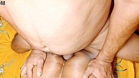 bikini babe rides friend in desi creampie