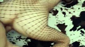 sexwife fucks husbands friend in anal action.