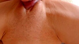 pov licking shaved teen pussy to explosive orgasm up close