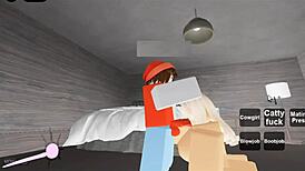 Bent Over Roblox Whore Banged In Group Sex With Blowjob And Doggystyle