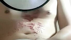 wow, that wax cock foreplay is so intense!