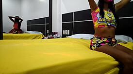 Sexy stepbrother records homemade interracial porn in 4k.