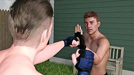 girlfriend's pussy drives wild in anime game story