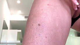 Wife Gets Cum Creampie From Jerking Off