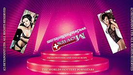 hot vivien gets her mouth and pussy fucked by the salesman!