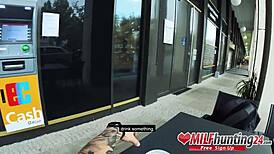 Milf hunter bangs horny tatted Mia Blow with fake tits. Full raw scene from milfhunting24!