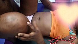 I Satisfied My Babe with Hot Oil Massage Before Sex