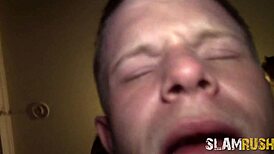 Group of gay men fill asshole with cocks