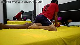 Sexy stepbrother records homemade interracial porn in 4k.