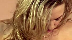 Hot Table Top Masturbation Whore, Touching Herself!