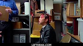 Lifter4k - Hot Asian Milf Christy Love Seduces Guard for Stepdaughter